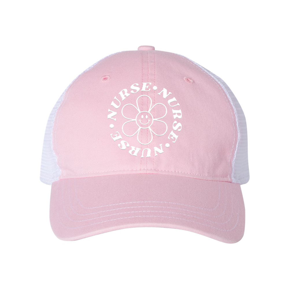 Sunflower Nurse Trucker Cap