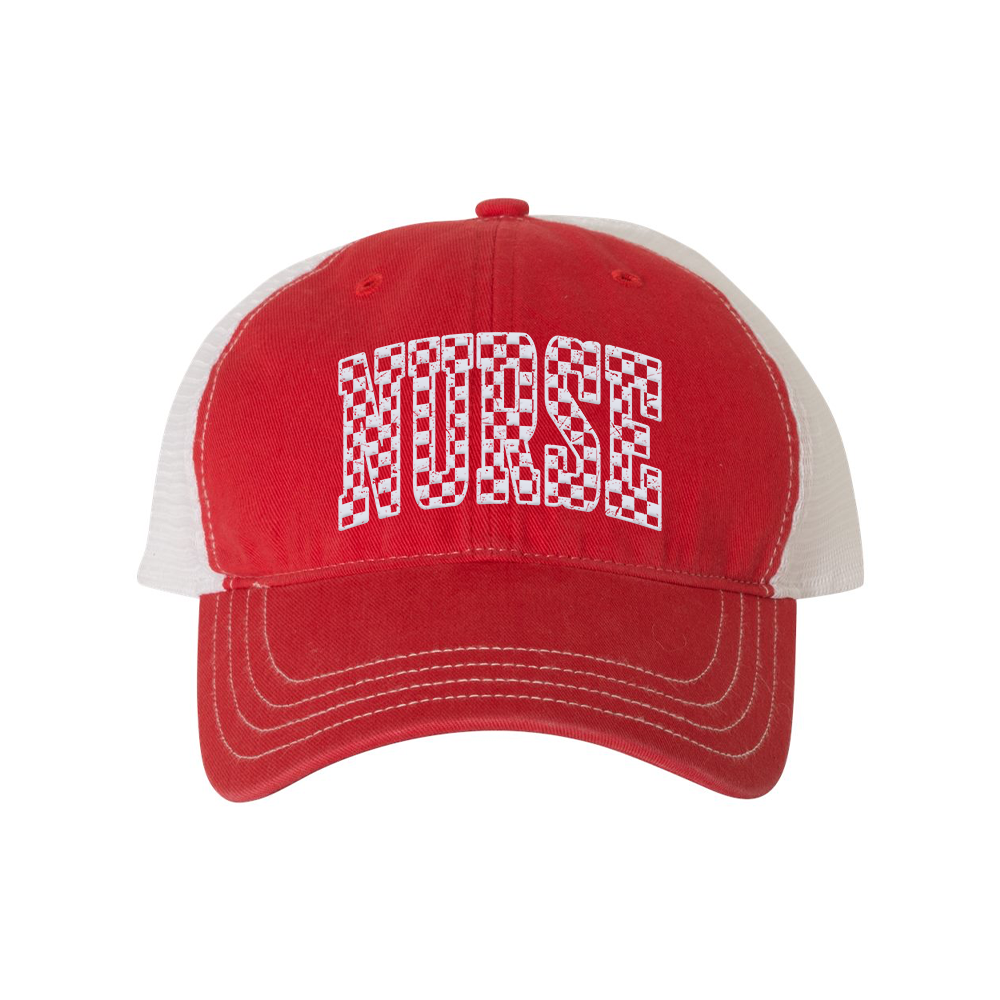 Nurse Checker Trucker Cap