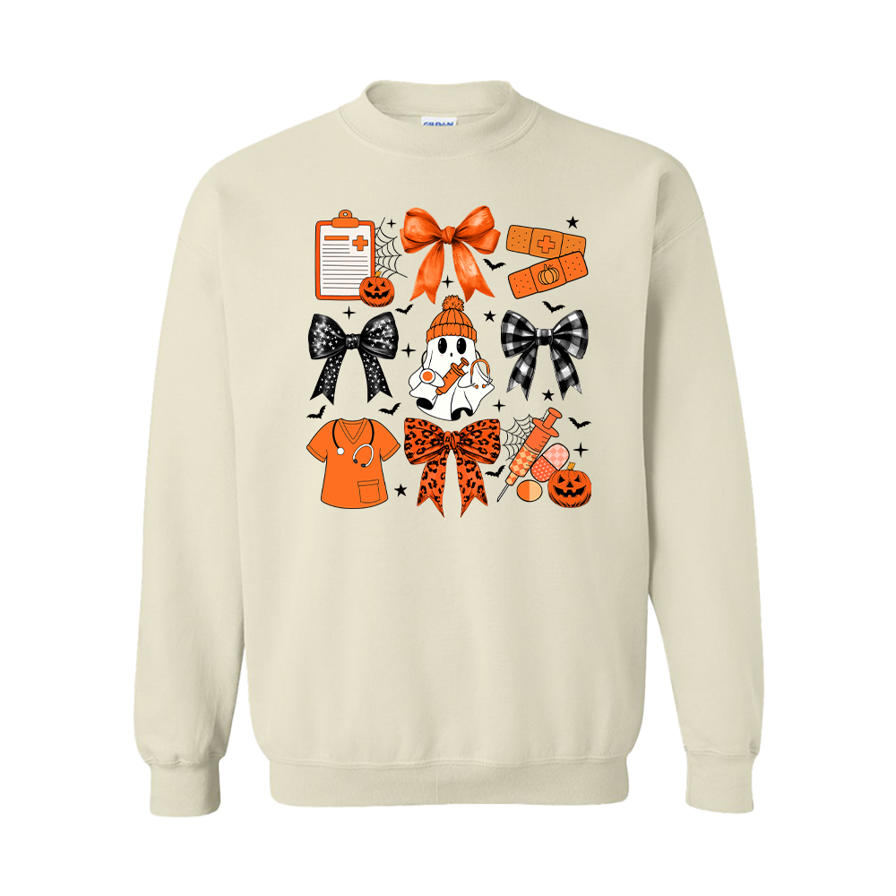 Halloween Bows Crewneck Sweatshirt