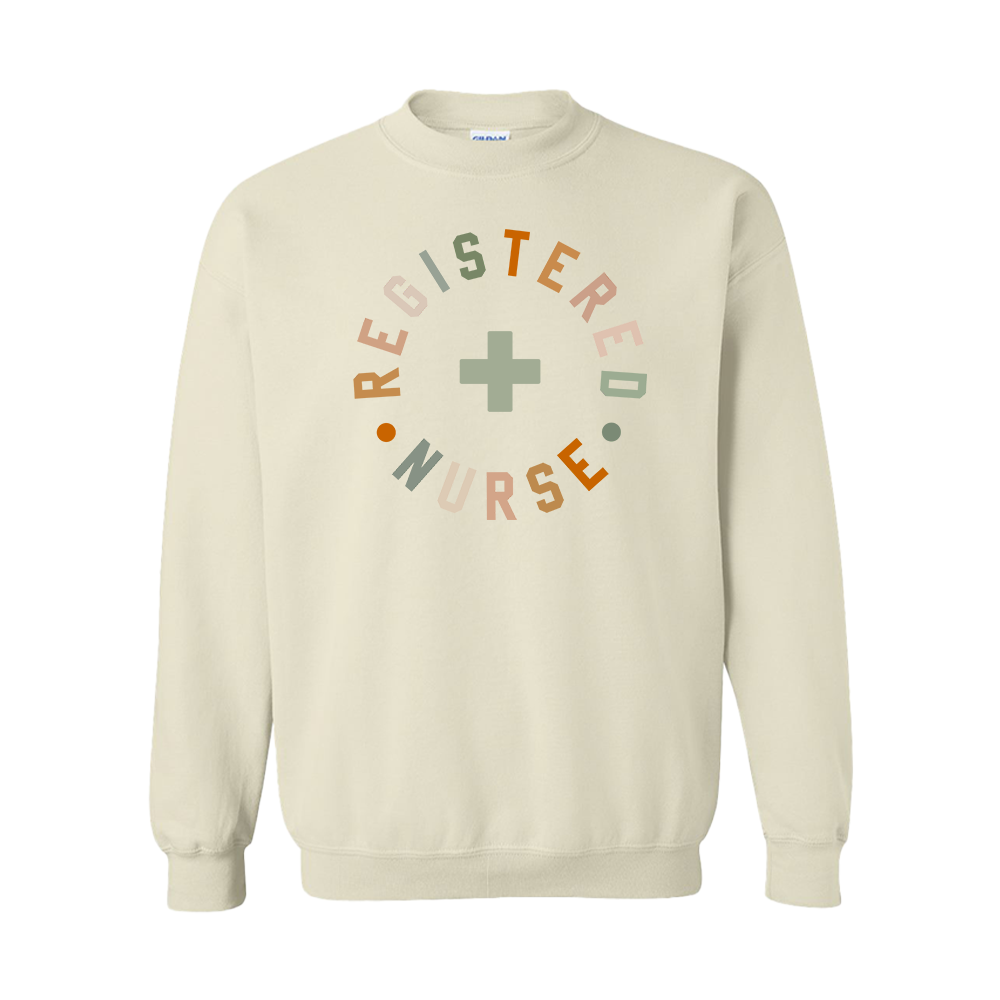 Registered Nurse + Crewneck Sweatshirt