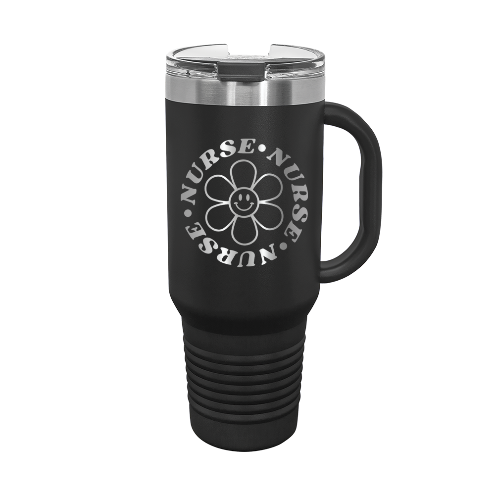 Nurse Sunflower - 40oz. Travel Tumbler