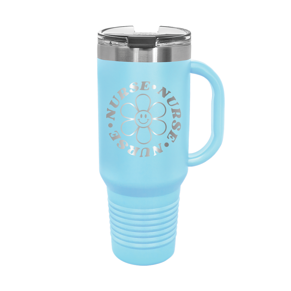 Nurse Sunflower - 40oz. Travel Tumbler