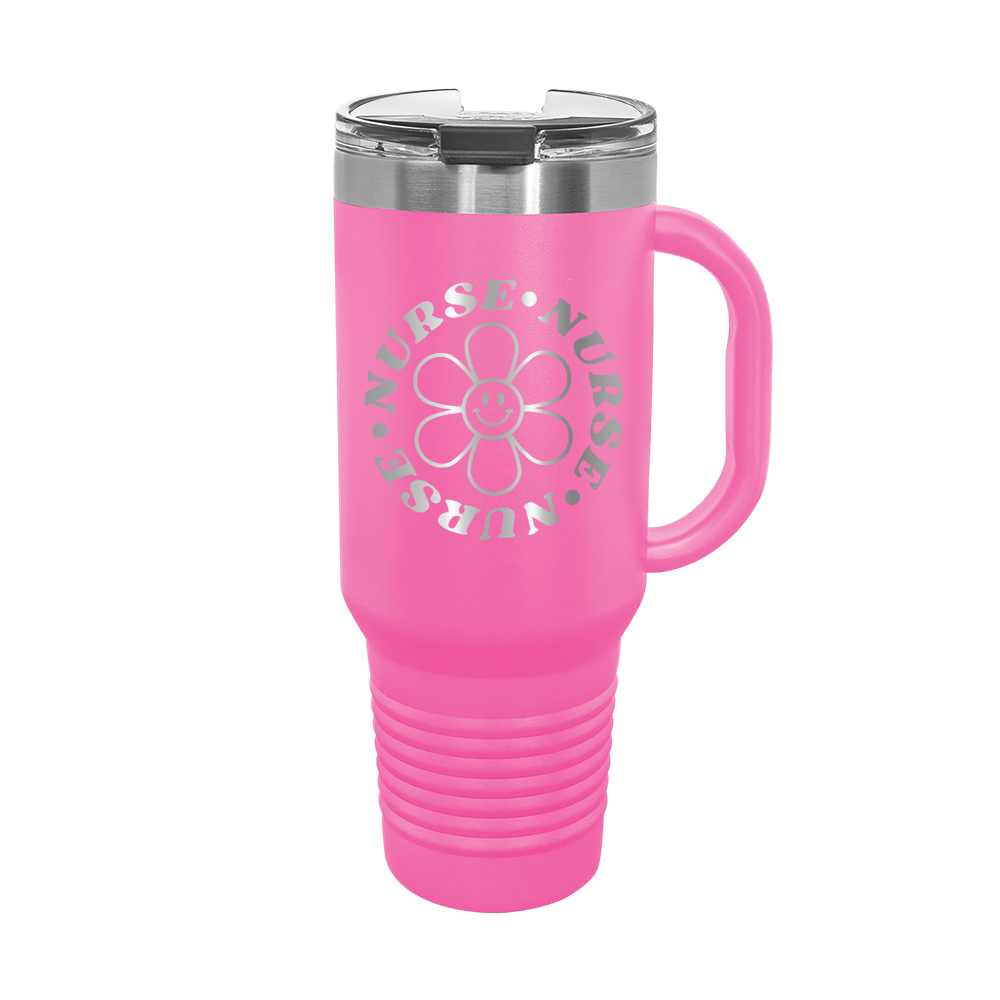 Nurse Sunflower - 40oz. Travel Tumbler