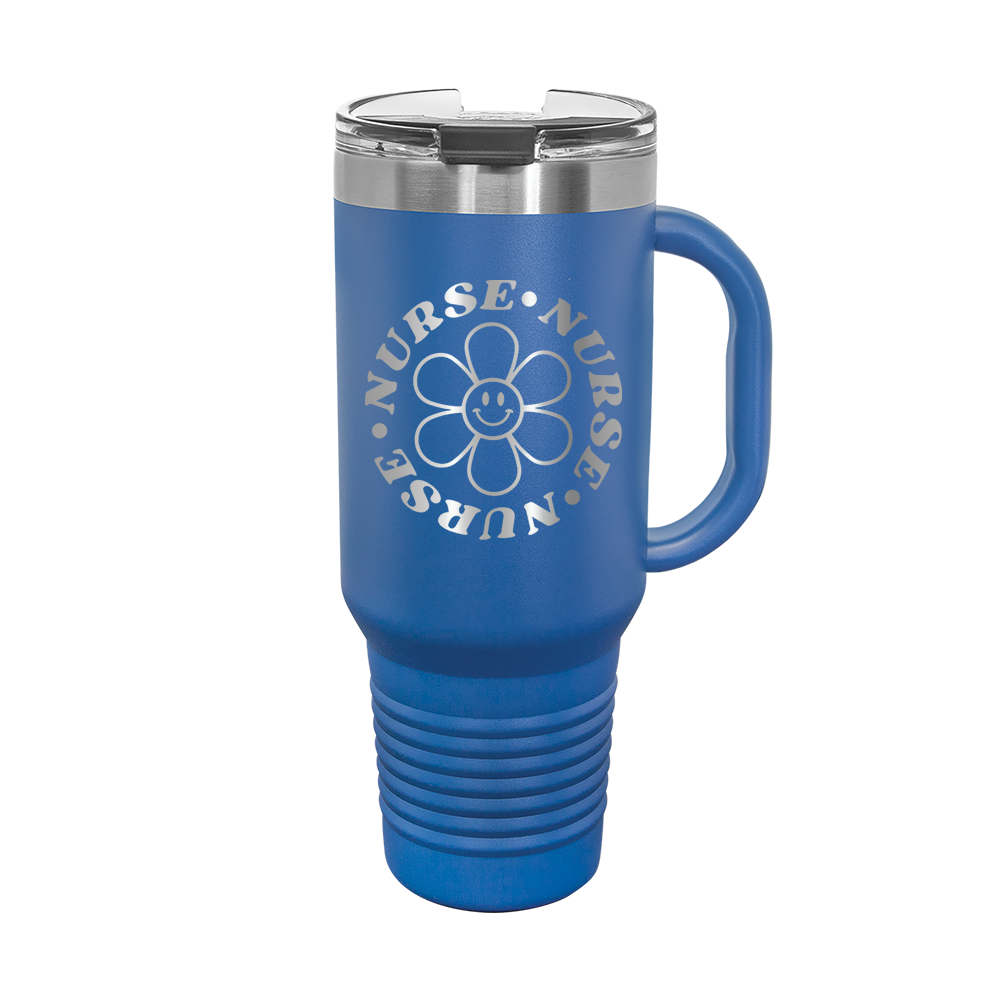 Nurse Sunflower - 40oz. Travel Tumbler