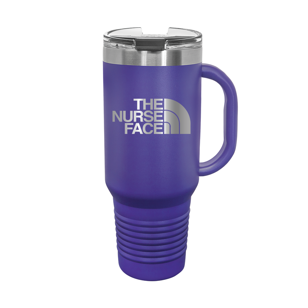 The Nurse Face - 40oz. Travel Tumbler